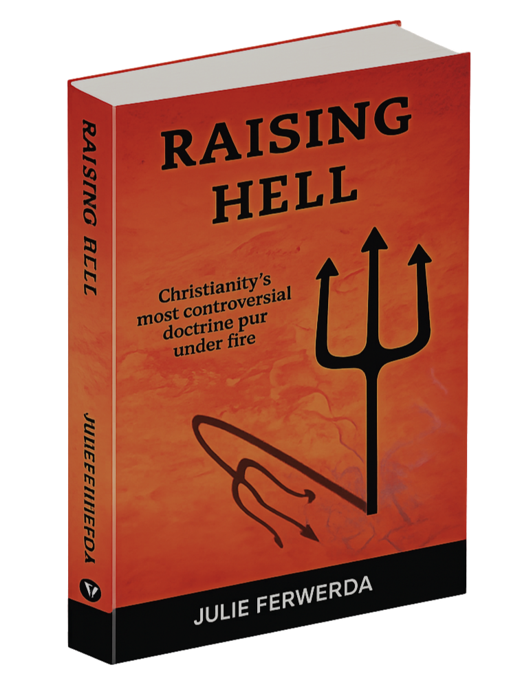 Raising Hell book cover by Julie Ferwerda